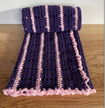 Baby Blanket Purple & Pink