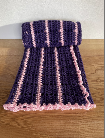 Baby Blanket Purple & Pink