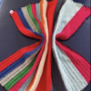 Blanket Striped with Navy border img