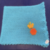 Blanket Turquoise with butterfly & flower img